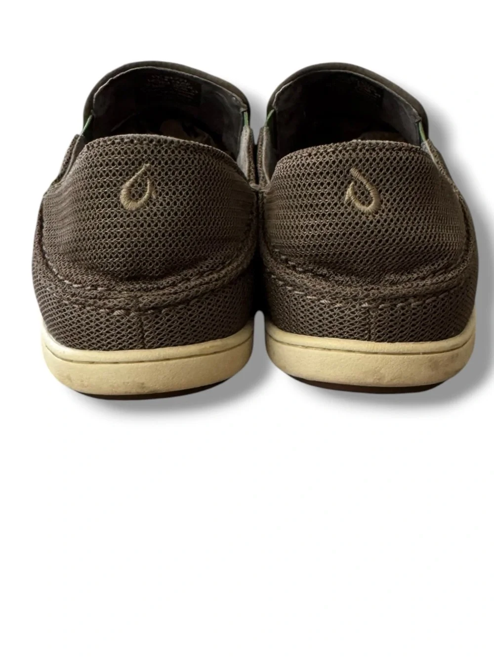 OluKai Men’s Size 10 Brown Mesh Slip On Casual Shoes EU 43